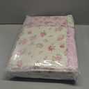 Soul & Lane Cotton Quilt Set Queen , Pink Floral Patchwork Bedding Set with Coquette Cottagecore Aesthetic Flower Shabby Chic Pattern, Lightweight Quilted Comforter for All Season