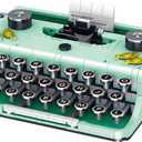 ELAICREE Ideas Retro Typewriter Building Set for Adults, 820PCS Classic Retro Series Typewriters Toys Model Best Nostalgic Gift