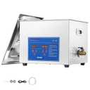 VEVOR Ultrasonic Cleaner 15L-Class Capacity Ultrasonic Parts Cleaner 40kHz, Digital Time and Temp Control, Stainless Steel Ultra Sonic Cleaning Machine with Cleaning Baskets, for Auto Parts, Glasses
