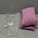 1 MIDDLE ONE 2 Pack Small Pillow, Memory Foam Mini Pillow 11 X 7 Inches for Travel, Sleeping, Nap and Neck, Knee, Lumbar Support, Tiny Cushion for Pet, Dogs (Purple)