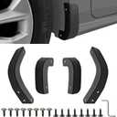 Mud Flap Delete for 2019-2025 Chevy Silverado 1500-13002 Mud Guards Compatible with Chevrolet Silverado 1500 Accessories Front & Rear Mudflap Replacement Kit