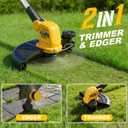 ZEGJAW Leaf Blower & 12-Inch 20v Cordless String Trimmer Combo Kit for Lawn