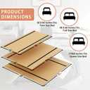Imperius Foldable Box Spring, Bunkie Board, Bed Support Slats,Twin 38x74