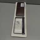 2 x Rustic Toilet Paper Holder Wall Mount - 6.69"x2.95" Solid Wood Bathroom Tissue Paper Roll Hoder with 5.7" Stainless Steel Rod, Farmhouse Paper Towel Holder for Small Space