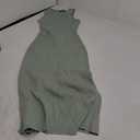 HAEOF Women's 2025 Summer Bodycon Midi Dress Casual Sleeveless Ribbed Sweater Back Slit Date Cocktail Party Work Long Dresses M