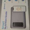 Etekcity Smart Food Kitchen Scale with Nutritional Calculator, Free App with 19 Nutrients Tracking, Calorie, Marco, Digital grams and ounces for weight loss, Premium Stainless Steel, 11lb