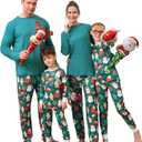 Family Pajamas Christmas Matching Sets Xmas Family Pjs Set Couple Holiday Jammies Women/Men Festival Sleepwear Adult (Large, Santa Claus) Men