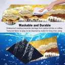 Mouse Pad, Golden Sun Mountain Groovy Forest Large Gaming Mouse Pad for Desk, Big Desk Mat with Seamed Edges, Waterproof Desk Pad, Non-Slip Rubber Base, Long Computer Mousepad, 31.5 x 11.8 Inch