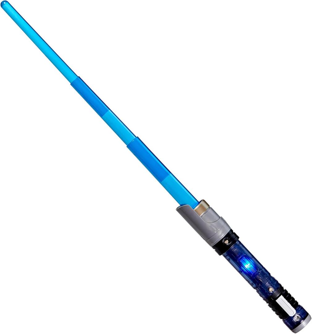 STAR WARS Lightsaber Forge Kyber Core Ezra Bridger, Official Blue Electronic Lightsaber, Use Costumes, Toys for Boys & Girls, Christmas Stocking Stuffer Gifts, Ages 4+
