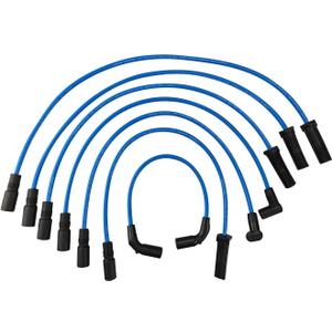 High Performance Spark Plug Wires Compatible with C1500 1999-2001 Silverado 1500 1999-2006 Silverado 1500 Classic 2007 Sierra 1500 1999-2006 Sierra 1500 Classic 2007 4.3L V6 Blue