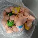 19 Pcs Pig Mini Figurines Toys Figure Animal Toys Set Cute Figurine Pig Cake Toppers for Home Desk Birthday Party Decorations