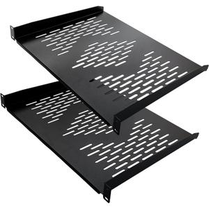 RIVECO 2 Pieces 1U Rack Shelves 19 Tray Cabinet Mount Vented Cantilevers for Network Equipment Shelf Mounting, 14 Inches 35CM Depth, Black 2PCS RIVECO 2 Pieces 1U Rack Shelves 19 Tray Cabinet Mount Vented Cantilevers for Network Equipment Shelf Mounting, 14 Inches 35CM Depth, Black 2PCS