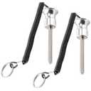 Gym Pin, Weight Stack Pin, Magnetic Weights Pin, Universal Magnetic Weight Pin with Pull Rope, Gym Pins for Weight Stack, Home Gym Parts, Exercise Machine Parts & Accessorie(Silver *2)