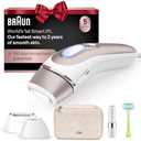 Braun Smart IPL, Skin i·Expert Pro 7: at Home Laser Hair Removal for Women and Men, Permanent Visible Hair Reduction, with Free App, Vanity Case, Venus Razor, 2 Smart Heads, Facial Trimmer, IPL7219