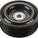 Drive Belt Idler Pulley Belt Tensioner Pulley Compatible for Toyota Land Cruiser 1998-2007 for Toyota 4Runner 2003-2009 for Toyota Sequoia Tundra 2001-2009 - Replace Part 16604-50030