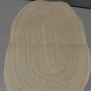 Noctiflorous Oval Braided Placemats Set of 2 Woven 12x18 Inch Non Slip Washable Heat Resistant Place Mats Round Tablemats for Dining Kitchen Party Daily Table Decor Dinner Mats (Beige, 2)