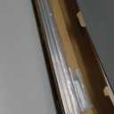 Akfado Canvas Frame for 30x40 Coastal Beachy Paintings, 1.5" Deep DIY Metal Floater Frames for Abstract Wall Art Prints, Ocean Wall Decor for Bedroom Hallway Entryway, No Glass & Back (Dark Brown) (Walnut wood-grain)