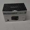 Elite Gourmet ECT1027B Cool Touch Toaster with 6 Temperature Settings & Extra Wide 1.25" Slots for Bagels, Waffles, Specialty Breads, Puff Pastry, Snacks, ETL Certified, 2 Slices, Black