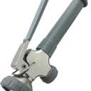 Achelous Pre Rinse Spray Valve Head Dual Function, Commercial Sink Faucet Sprayer Head with Grip Handle, High Pressure Dish Sprayer Nozzle for Commercial Kitchen Faucet Replacement (Grey)