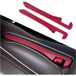 2PCS Car Seat Gap Filler - Car Seat Gap Filler Organizer for Holding Phone,Key,Purse - Universal Car Gap Filler Fits CCar Truck SUV Car Interior Accessories (Burgundy/2PCS)