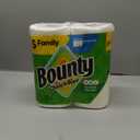 Bounty Paper Towels Quick Size, White, 16 Family Rolls = 40 Regular Rolls