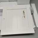 RiverRidge White Ashland Single Door Wall Mount Cabinet with Shelves, 16.54''W x 7.09''D x 20.47''H