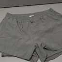 PINSPARK Running Shorts for Women Quick Dry High Waisted Athletic Short 2 in 1 Workout Gym Shorts with Zipper Pockets, Size XXL