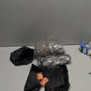 JefDiee Inflatable Foot Rest Pillow, Kids Airplane Bed, Adjustable 3 Layers Height Leg Rest Pillow, Airplane Travel Essentials Great for Airplane, Office, Home, Trains, Cars (Dark Grey-2pack)