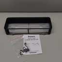 Kitsure Shower Caddy - 2 Pack Adhesive Shower Organizer, Rustproof Metal Shelves, No-Drill Bathroom Organizers and Storage, Black, Large