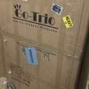 6FT Picnic Table Folding Table Camping Table Plastic Table Fold Up Table Lock for Party Event,White