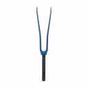 700c Bike Carbon Fiber Fork Black 12K Suspension Forks - 345g (Blue Fork)