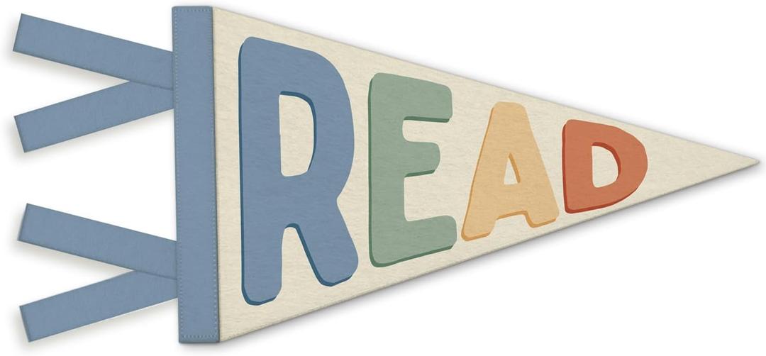 Boho Classroom Reading Corner Decor, Read Sign Wall Felt Pennants Banners Flags, Boho Colorful Wall Hanging Decor for Classroom Reading Room Library Kids Bedroom Playroom