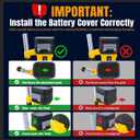 Cordless Handheld Pool Vacuum for Above Ground Pool Compatible for Dewalt 20V Battery, Swimming Leaf Vacuum Cleaner with Suction 18.5 GPM 7.5Ft ft Max Reach Ideal for Leaves & Debris(No Battery)
