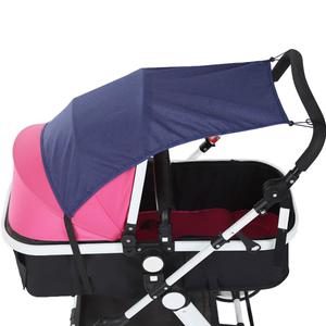Stroller Sun Shade, Stroller Cover for Sun, Uv Protection Sunscreen, Universal Sunshade Accessories, Provides The Highest Level of UV Protection (Blue)