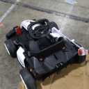 Garvee 24V 7.5 Mph Kids Ride on Go Kart, High Speed Drifting Car, Ride on Toys 200W*2 Motors, Max Load 135 LBS, Racing Toy for Kids 6+, White