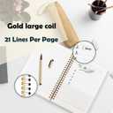 3 x Neutral Christian Spiral Notebook, Philippians 4:13 Bible Verse Journal, Religious Scripture Journals for Writing, Bible Notebooks for Note Taking, Church Notes Journal, 5.5x8.3 Inch