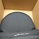 Nice C Stadium Seats, Floor Chairs, Bleacher Chairs, 10-Position Reclining Waterproof Cushion, Ultralight, Foldable, Extra Thick Padding, with Shoulder Strap & Net Pocket (Set of 1 Black), 21 inches x 21 inches x 17.5 inches