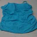 Ocean Blues Women's Strapless Bandeau Tankini Top Tummy Control Bathing Suit Top Only (4X-Large)