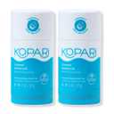 Kopari Aluminum Free Coconut Deodorant, Non Toxic & Clean Plant-Based, No Aluminum, Parabens or Baking Soda, Long Lasting Protection, Original 2 Pack