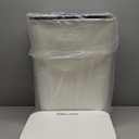 Simpli-Magic 13 Gallon Touchless Sensor Trash Can, Rectangle Garbage Bin, Perfect for Home, Kitchen, Office, White