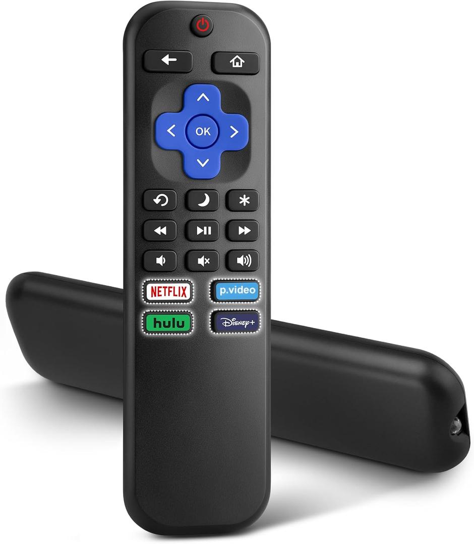 for Roku-TV-Remote-Replacement,Universal Control for TCL, ONN, Hisense Roku TVs (for ROKU TVs)