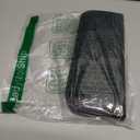 10-Piece Hair Cutting Scissors Kit - Professional Set with Thinning Scissors, Comb, Cape, Clips, Leather Bag for Barber, Salon, Home (Blue)