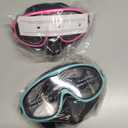 Kids Swim Goggles with Nose Cover Swimming Mask with Ear Plugs UV No Leaking Anti Fog Pool Goggles for Boy Girl 4-10