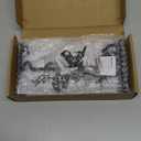 Multipurpose Hanging Basket Plant Brackets Outdoor Indoor, Heavy Duty Solid Steel Plant Hangers, Wall Mounted Lantern Hooks for Garden Plants Flower Light Bird Feeder Pack of 4