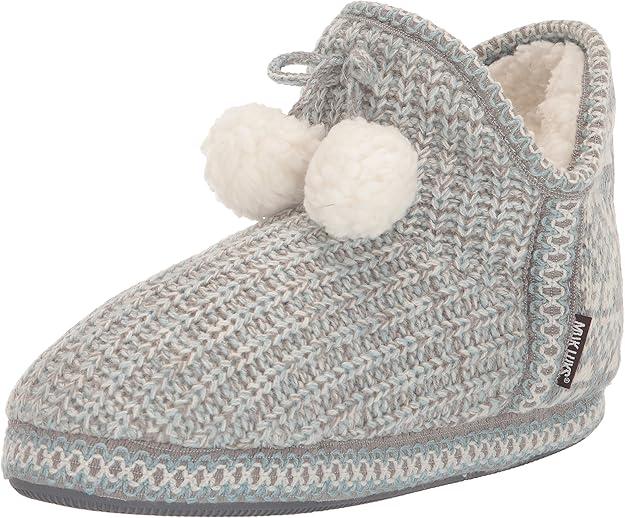 MUK LUKS Women's Amira Slipper Blue Rib  XL-11/12