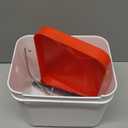 Nexum 2 Gallon Heated Chicken Waterer - Outdoor Unfrozen Poultry Drinker for Winter with 4 Nipples and Adjustable Stand Automatic Chicks Water Pail (Red, 2 Gallon)