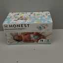 The Honest Company Clean Conscious Diapers for Delicate Skin Up to 100% Leakproof Hypoallergenic Fragrance-Free Baby Gender Neutral Prints Club Box Size 1 (8-14 lbs) 78 Count (All the Alpacas + Turtle Time)