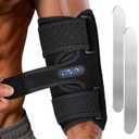 Elbow Brace, Elbow Splint for Cubital Tunnel Brace for Sleeping-Immobilizer for Ulnar Nerve Brace Elbow Pain fit Men & Women (Small, Black)
