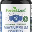 ForestLeaf Magnesium Complex 500mg - 500mg Capsules - Supplement 500 mg - for Sleep, Constipation - Supplement for Women (120 Ct)