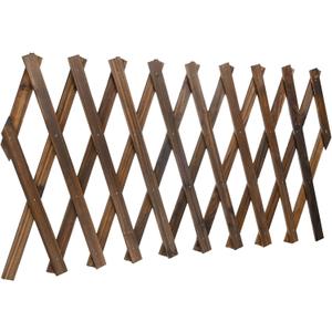 4-Pack Expandable Willow Trellis, 12" x 75" Wooden Lattice Panels Wall Fence for Outdoor Yard Climbing Plants Vine Balcony Patio Decor, Expandable Plant Support Trellis
